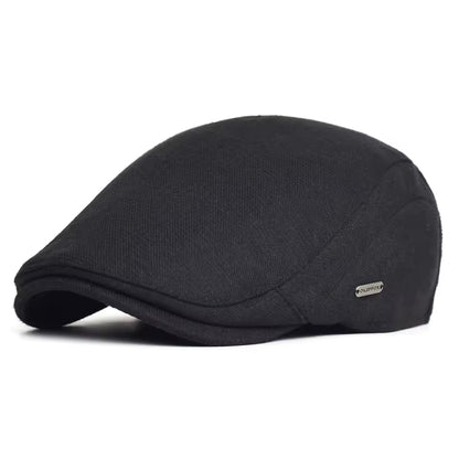 Casquette Plate Héritage en Laine Épaisse