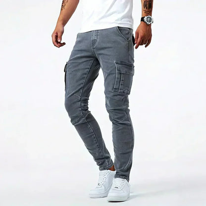 Antoine™ | Jean Cargo en Denim pour Homme