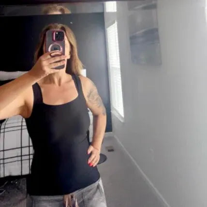 Camisole de maintien sans bande sous la poitrine